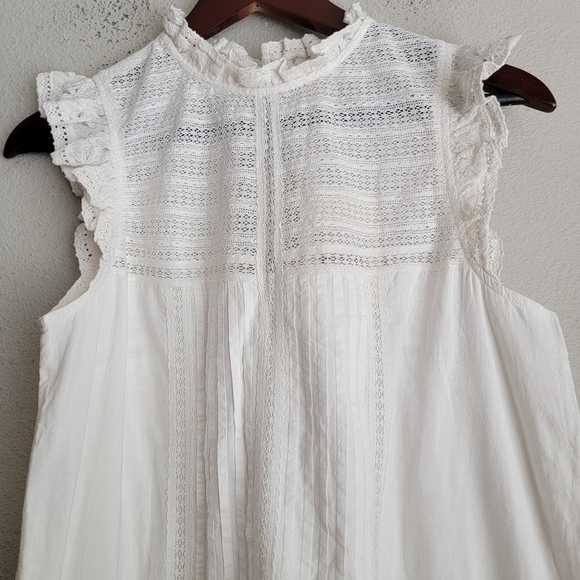 Sezane Sophia Dress in Ecru size 40 NWT - Picture 6 of 10